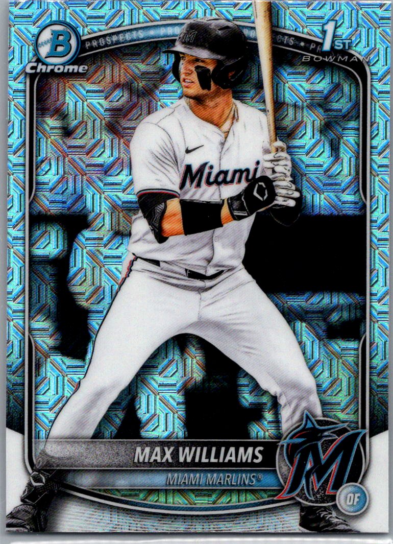 2025 Bowman Draft - Chrome Mojo Refractor Max Williams #BDC-68 front