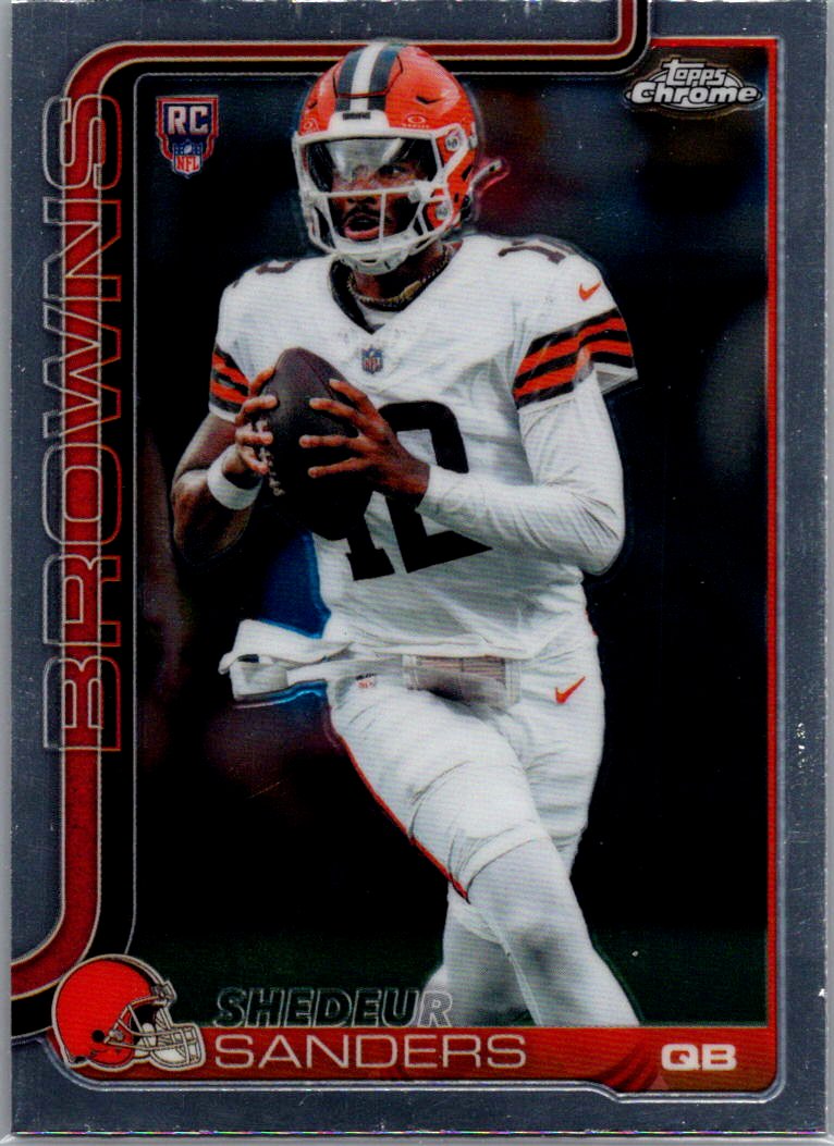 2025 Topps Chrome Shedeur Sanders #315 RC front