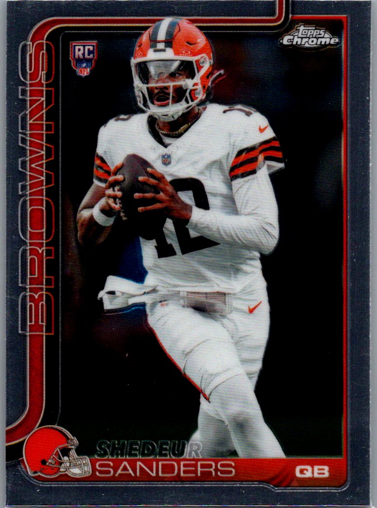 2025 Topps Chrome Shedeur Sanders #315 RC front