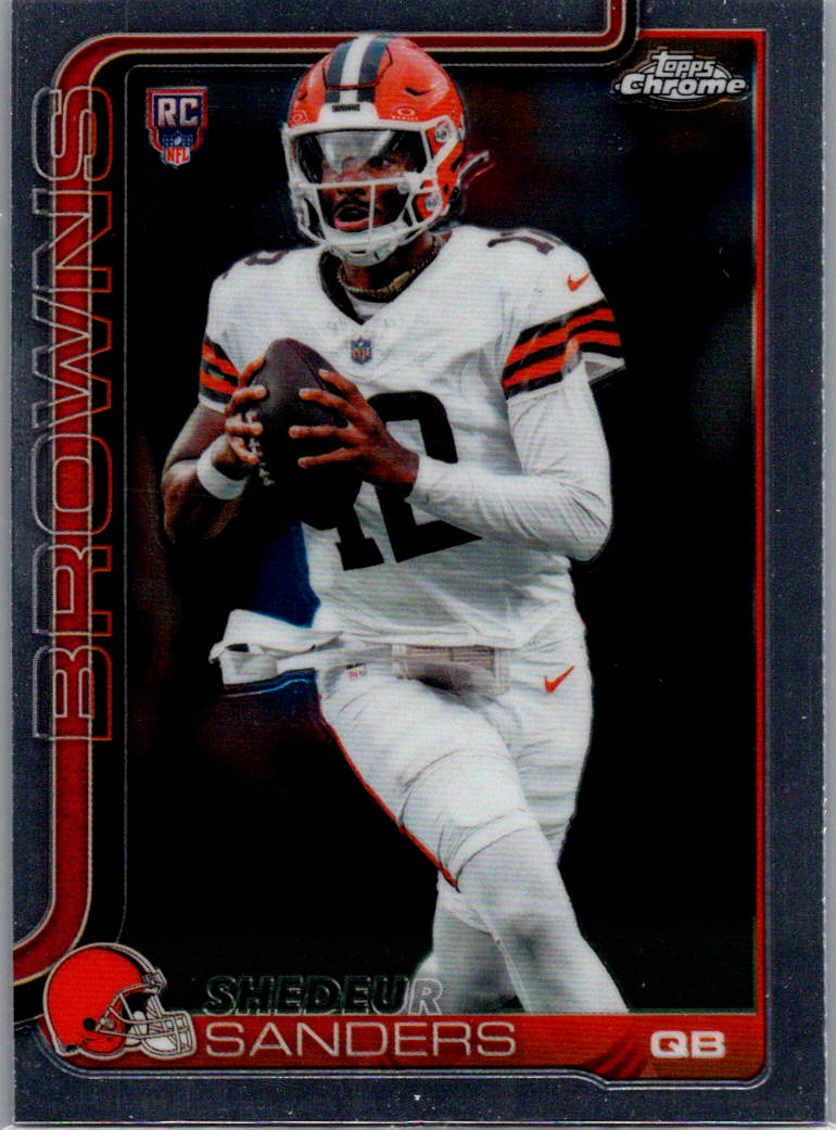 2025 Topps Chrome Shedeur Sanders #315 RC front