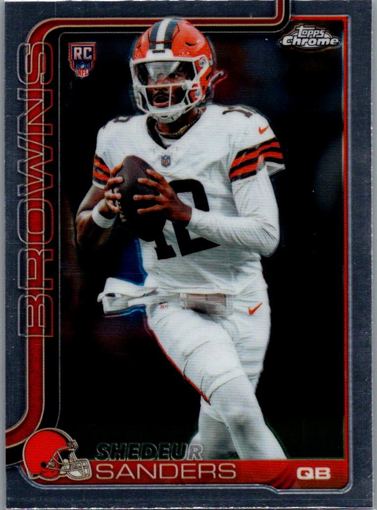 2025 Topps Chrome Shedeur Sanders #315 RC front