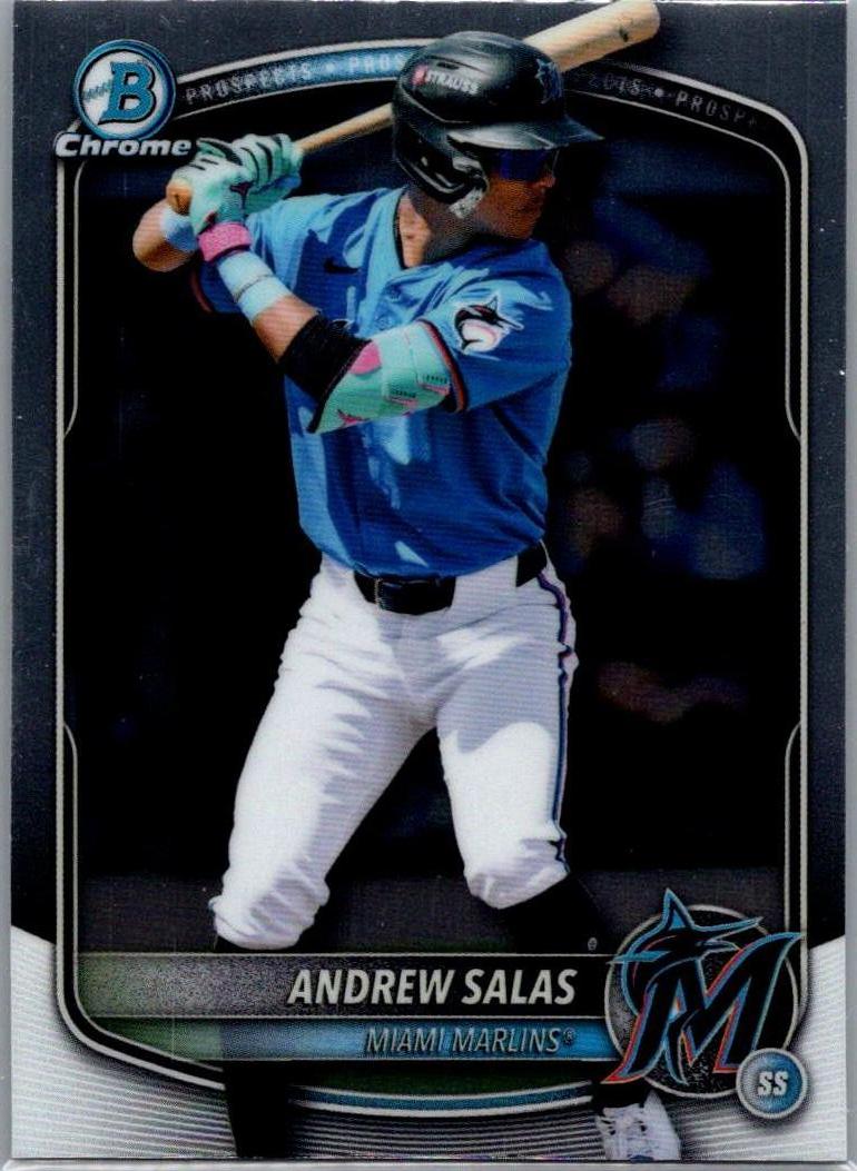 2025 Bowman Draft - Chrome Andrew Salas #BDC-34 front