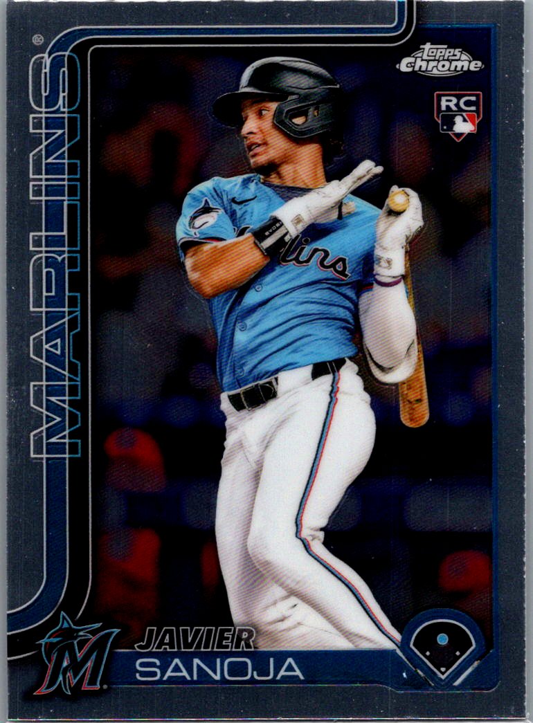 2025 Topps Chrome Javier Sanoja #76 RC front