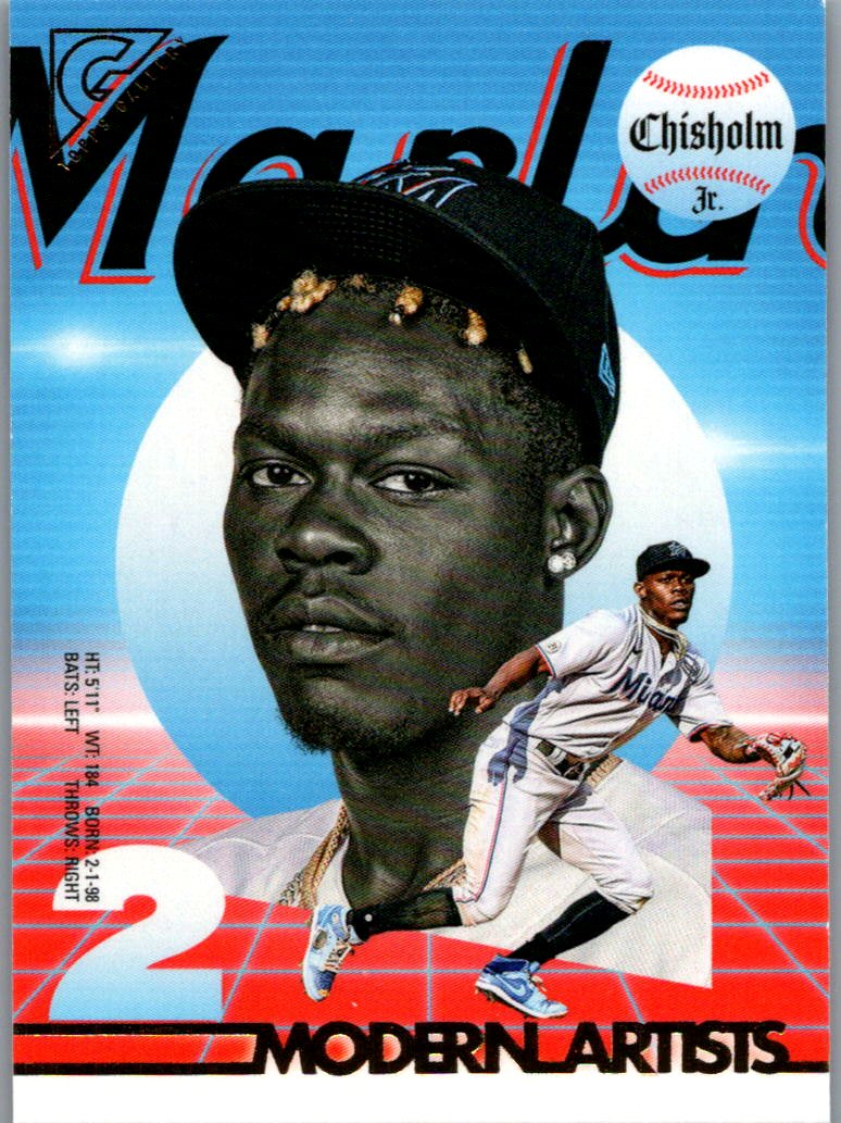 2022 Topps Gallery - Modern Artists Jazz Chisholm Jr. #MA-9 front