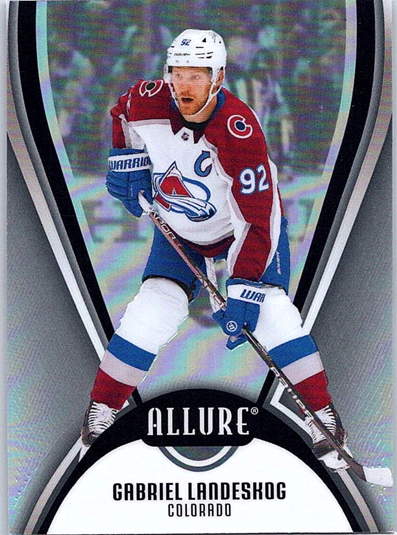 2025-26 Upper Deck Allure - Black Rainbow Gabriel Landeskog #1 front