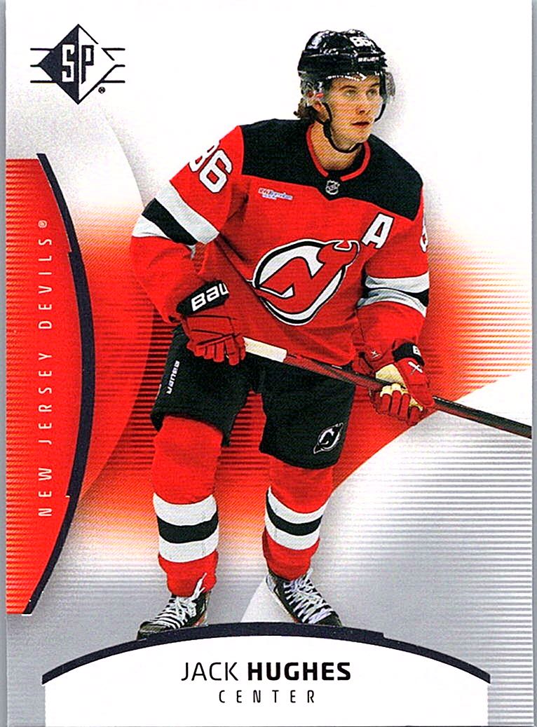 2025-26 SP Jack Hughes #83 front