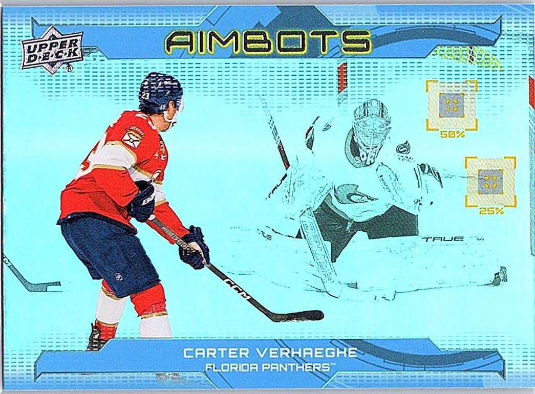 2024-25 Upper Deck - Aimbots Carter Verhaeghe #AB-11 front
