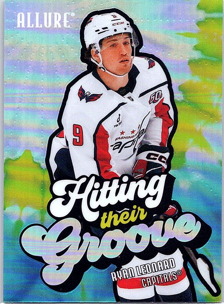 2025-26 Upper Deck Allure - Hitting Their Groove Ryan Leonard #HTG-4 front