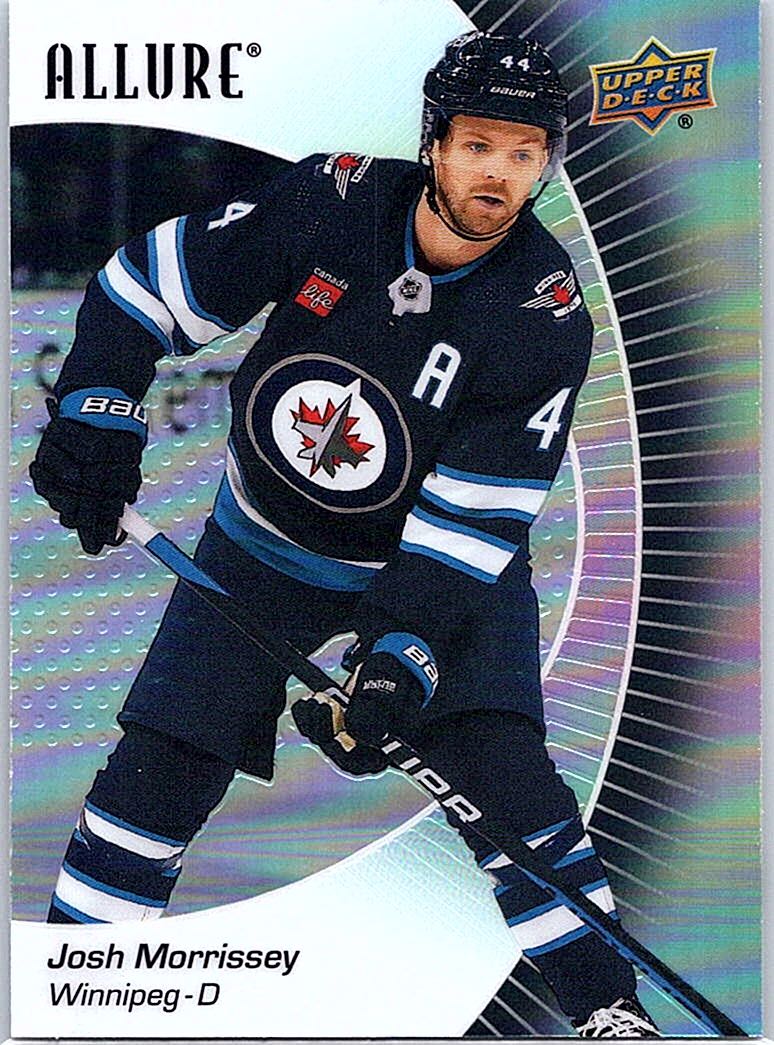 2023-24 Upper Deck Allure - Black Rainbow Josh Morrissey #81 front