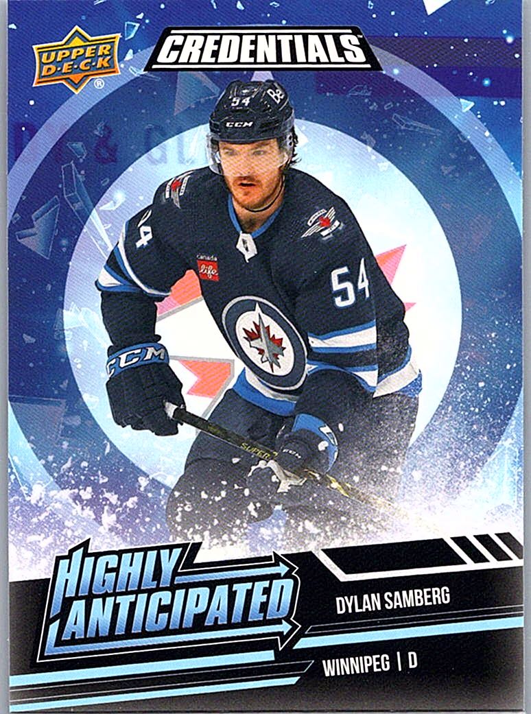2022-23 Upper Deck Credentials - Highly Anticipated Dylan Samberg #HA-23 front