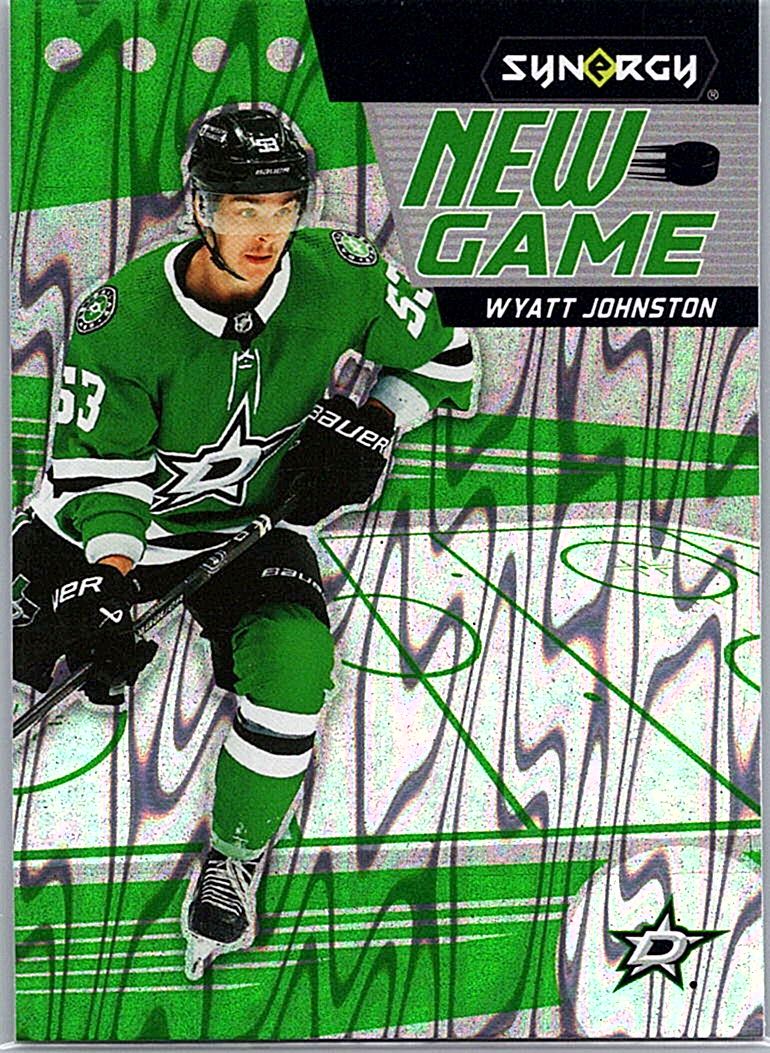 2024-25 Upper Deck Synergy - New Game Wyatt Johnston #NG-19 front