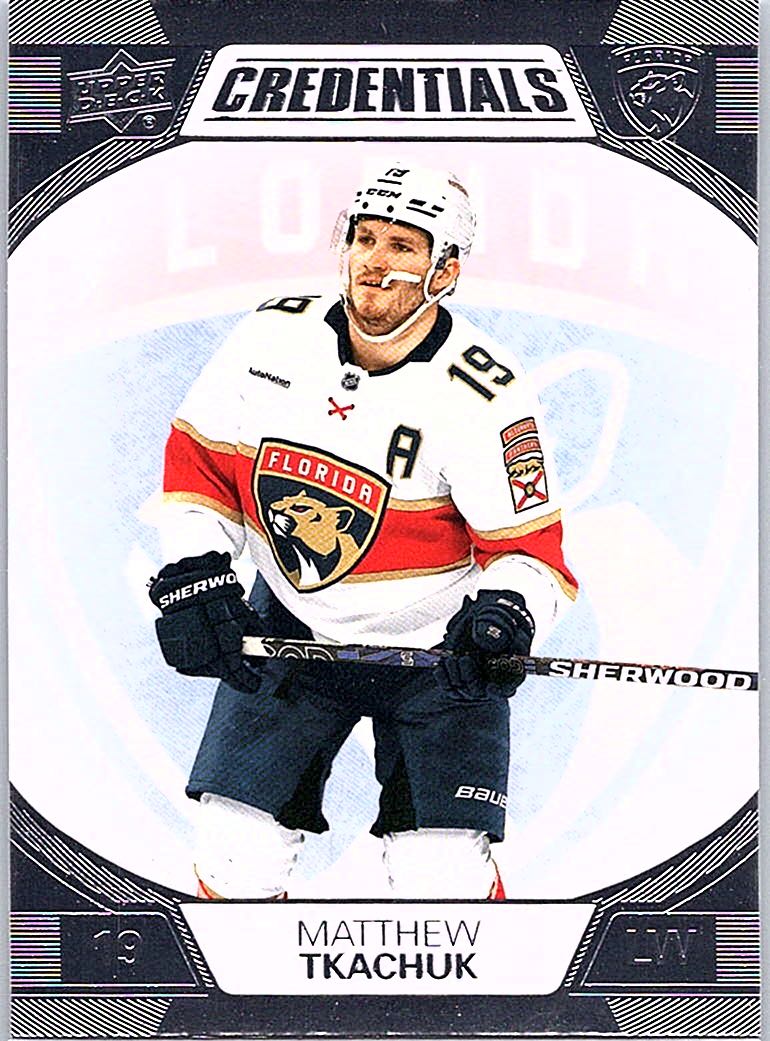 2022-23 Upper Deck Credentials Matthew Tkachuk #37 front