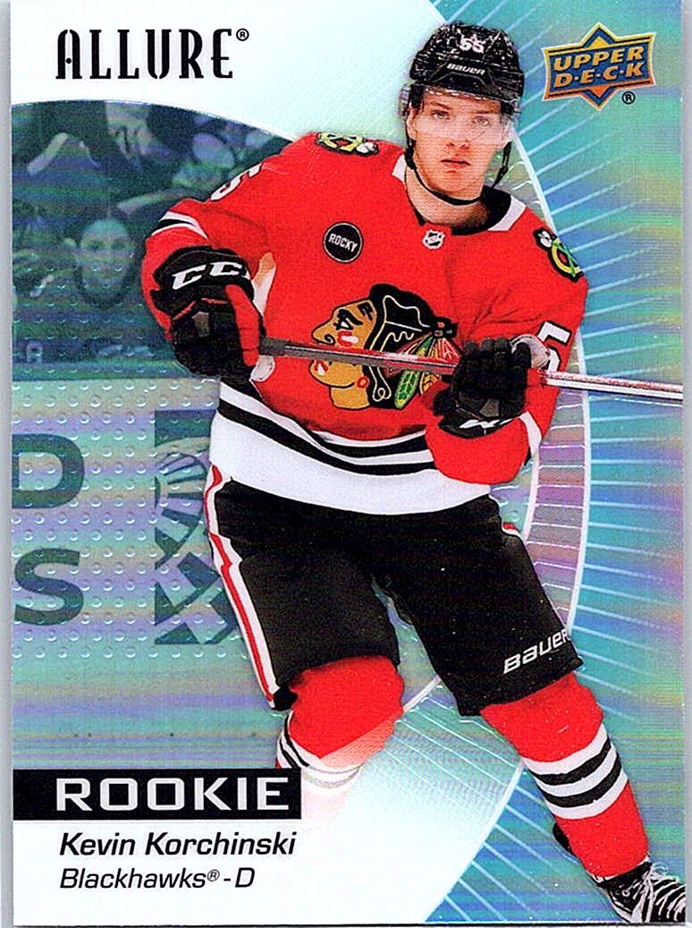 2023-24 Upper Deck Allure Kevin Korchinski #121 RC front