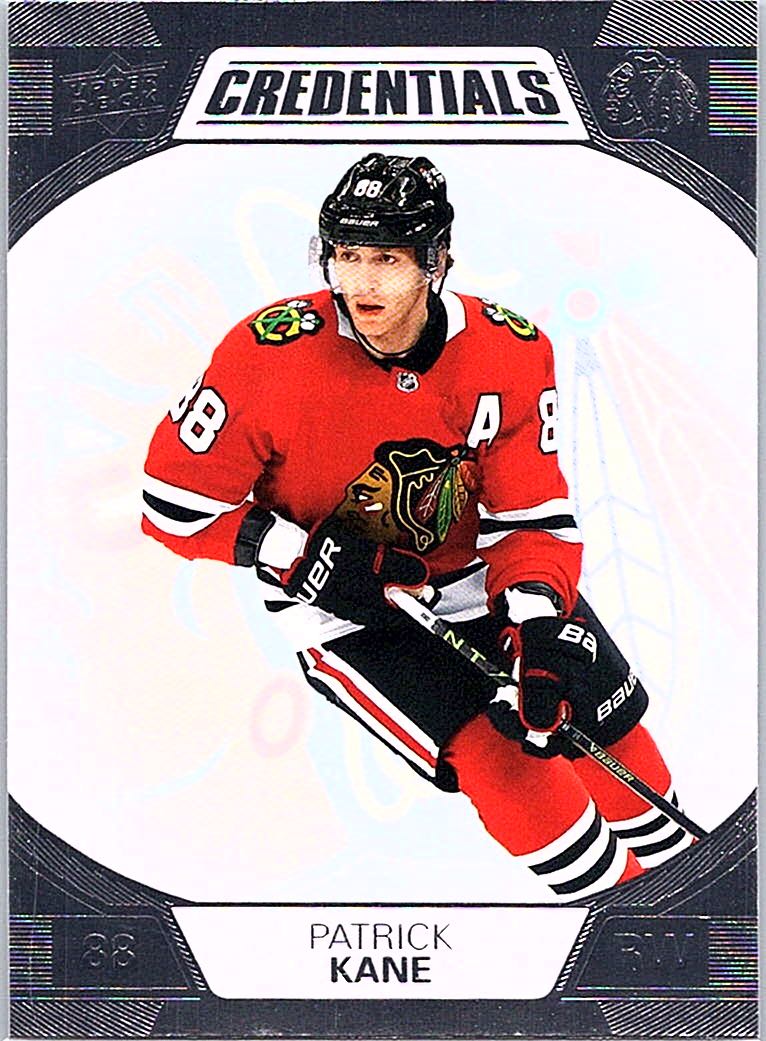 2022-23 Upper Deck Credentials Patrick Kane #18 front