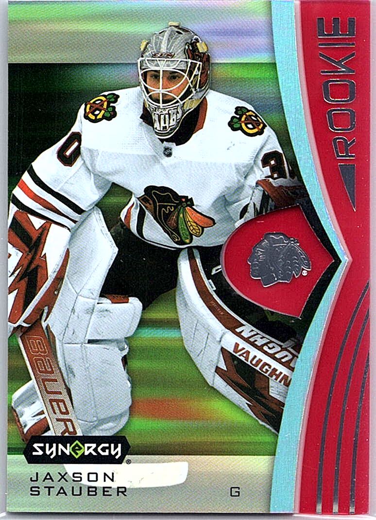 2023-24 Upper Deck Synergy - Red Jaxson Stauber #104 front