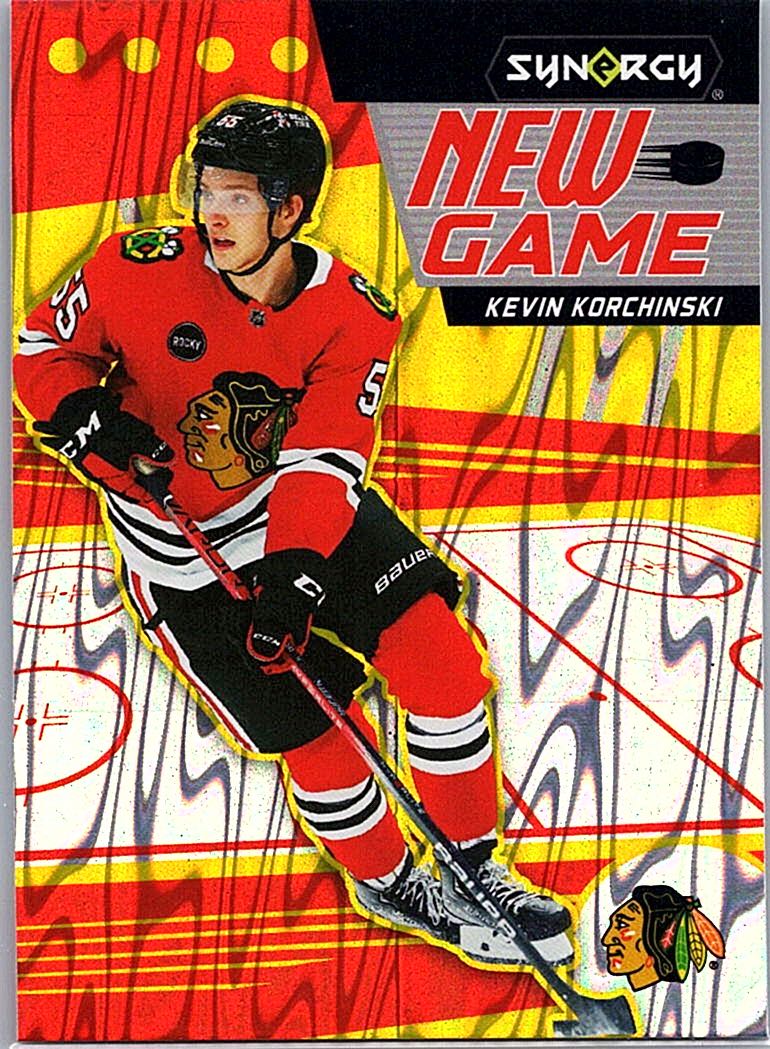 2024-25 Upper Deck Synergy - New Game Kevin Korchinski #NG-14 front