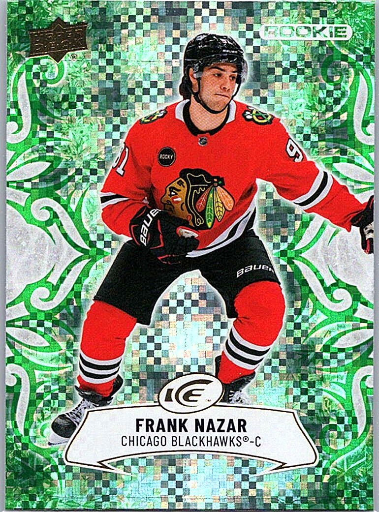 2024-25 Upper Deck Ice - Emerald Green Frank Nazar #121 front