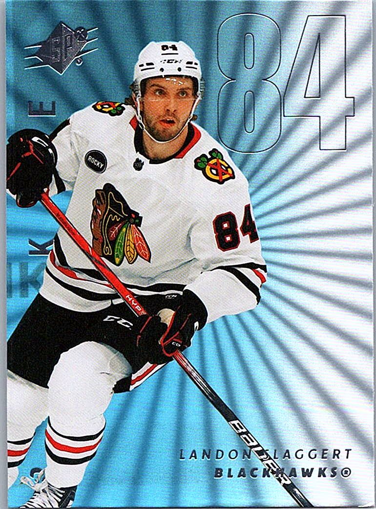 2024-25 SPx Landon Slaggert #112 RC front
