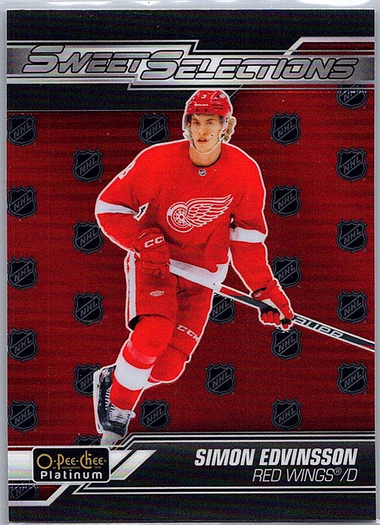 2023-24 O-Pee-Chee Platinum - Sweet Selections Simon Edvinsson #SS-5 front