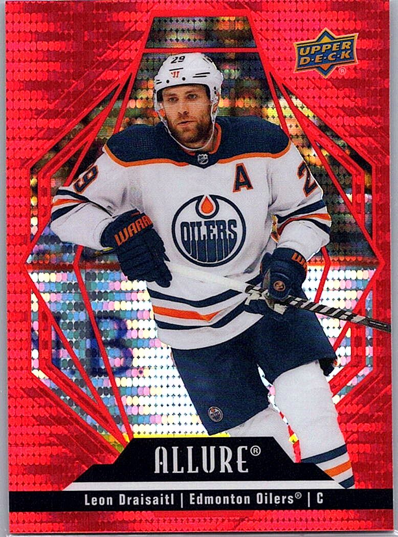 2022-23 Upper Deck Allure - Red Rainbow Leon Draisaitl #81 front