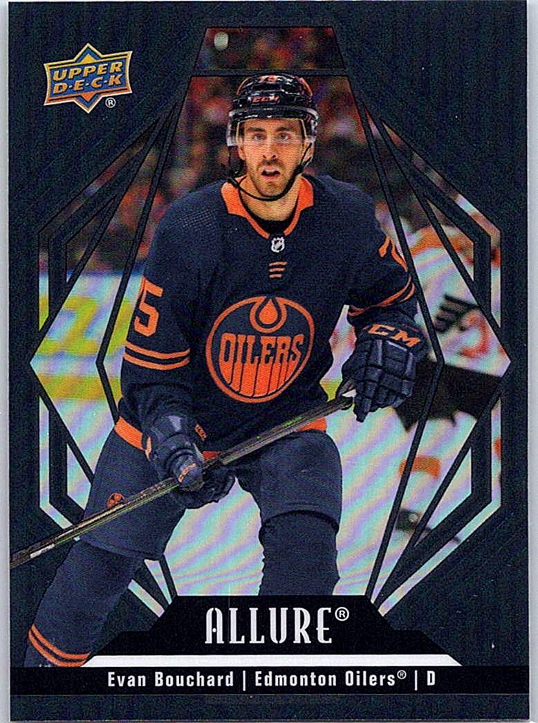 2022-23 Upper Deck Allure - Black Rainbow Evan Bouchard #10 front