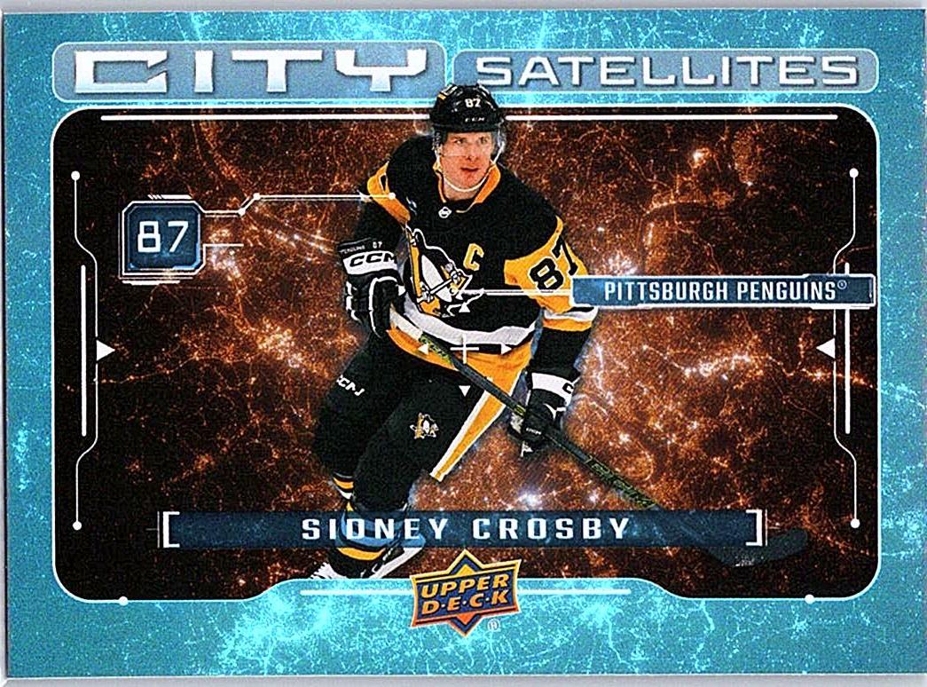 2024-25 Upper Deck - City Satellites Sidney Crosby #CS-1 front