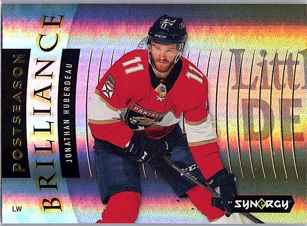 2021-22 Upper Deck Synergy - Postseason Brilliance Jonathan Huberdeau #PB-10 front