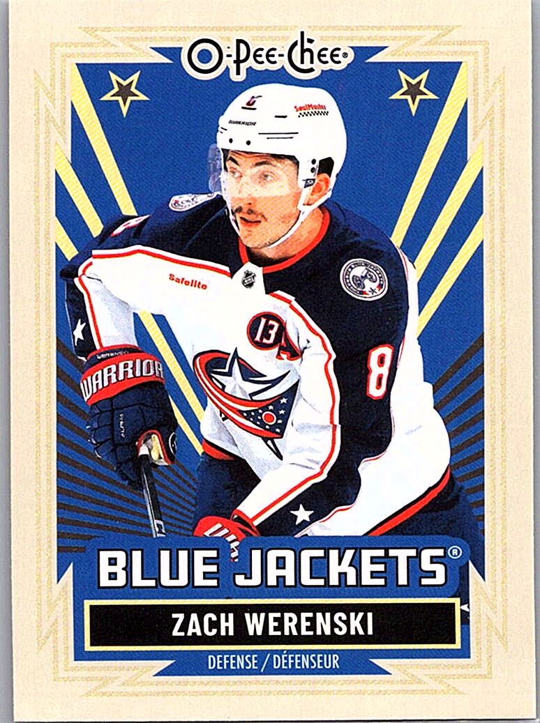 2025-26 O-Pee-Chee - Retro Zach Werenski #337 front
