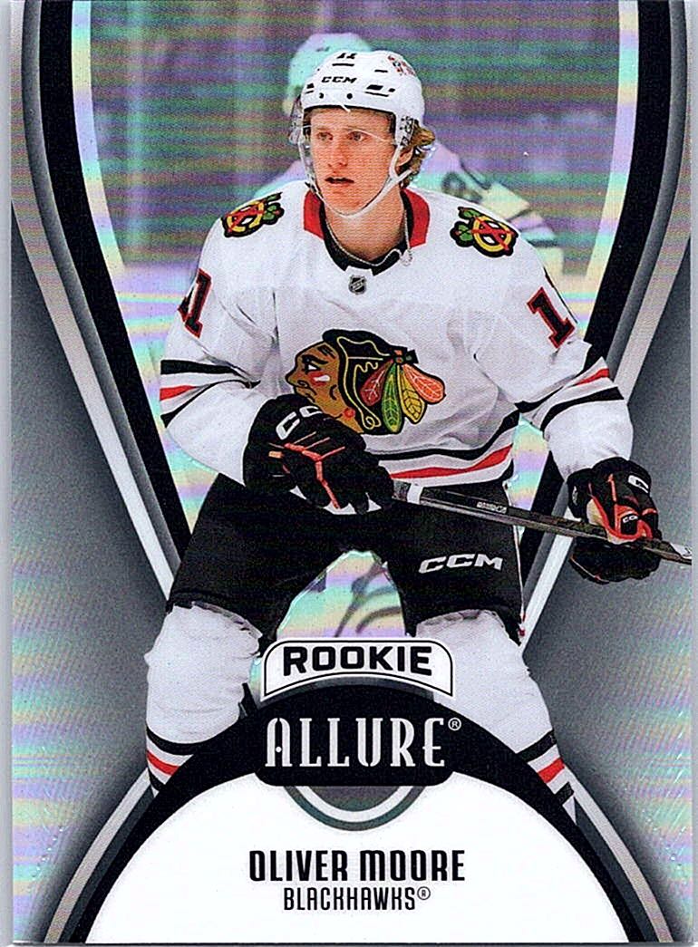 2025-26 Upper Deck Allure - Black Rainbow Oliver Moore #133 front