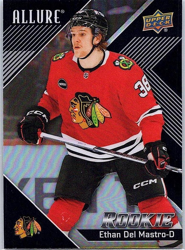 2024-25 Upper Deck Allure - Black Rainbow Ethan Del Mastro #145 front