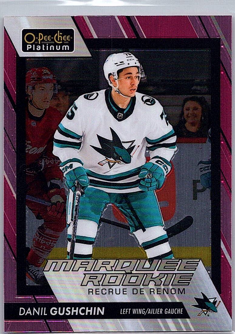 2023-24 O-Pee-Chee Platinum - Matte Pink Danil Gushchin #221 front