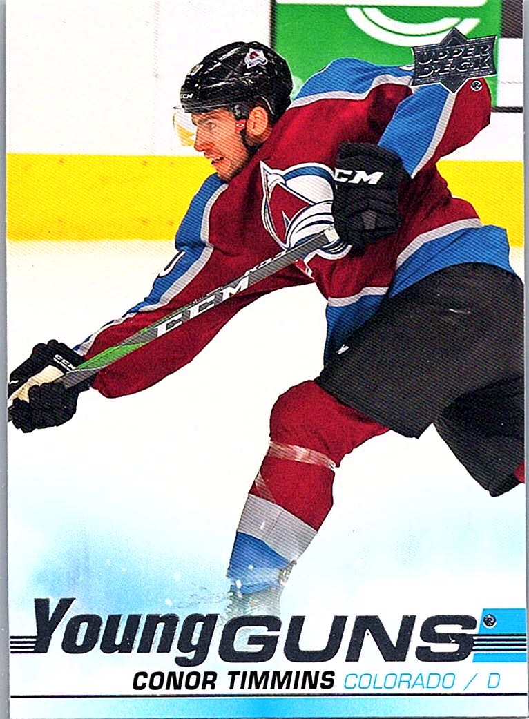 2019-20 Upper Deck Conor Timmins #203 RC front