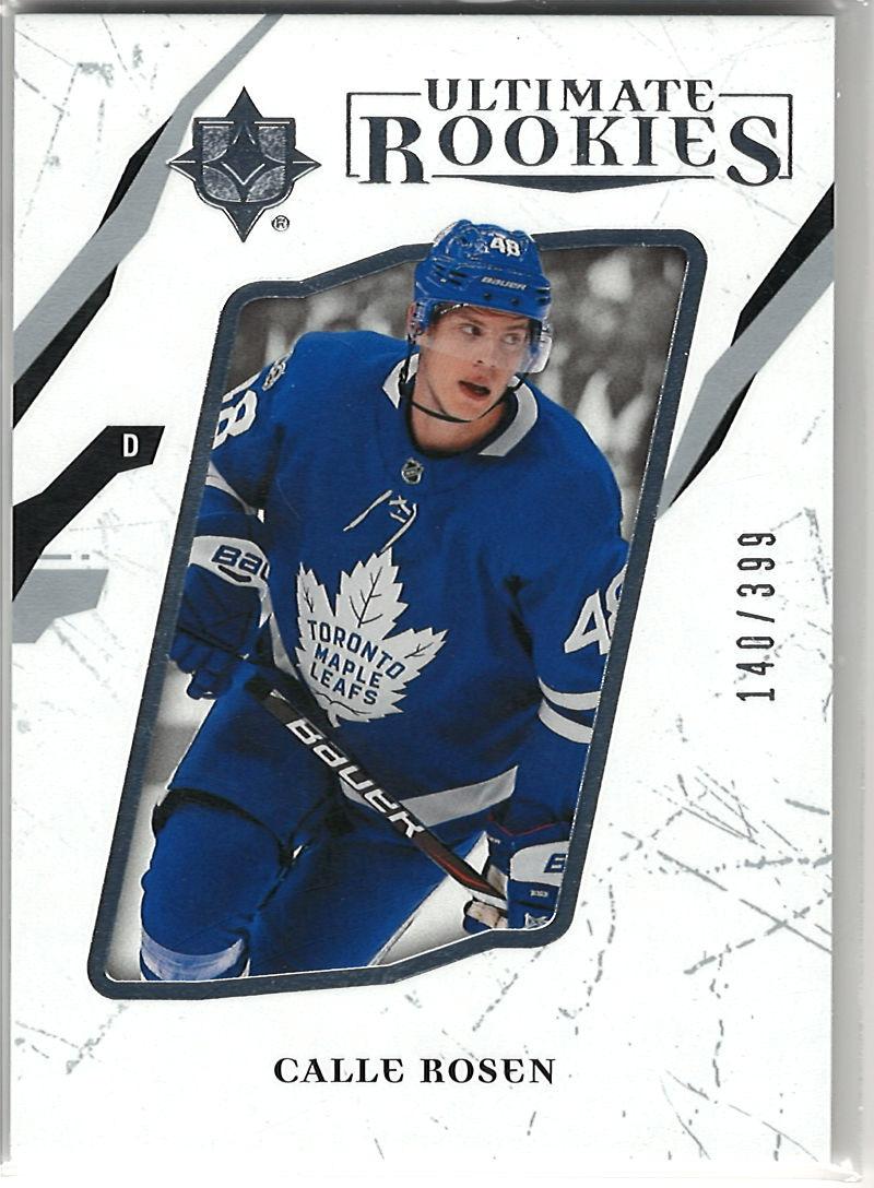 2017-18 Upper Deck Ultimate Collection Calle Rosen #63 RC, SN399 front