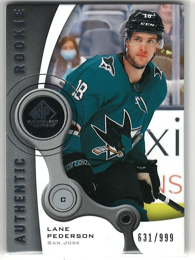 2021-22 SP Game Used - 2005-06 Retro Rookies Lane Pederson #R-72 SN999 front