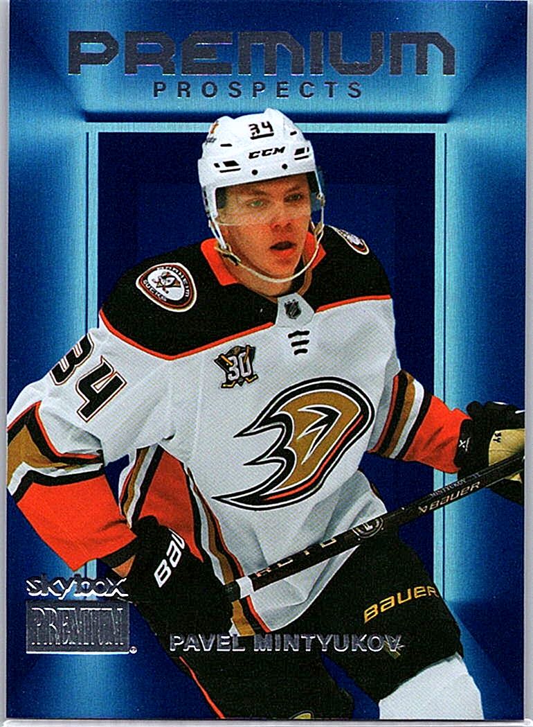 2023-24 SkyBox Metal Universe - SkyBox Premium Prospects Pavel Mintyukov #PP-6 front