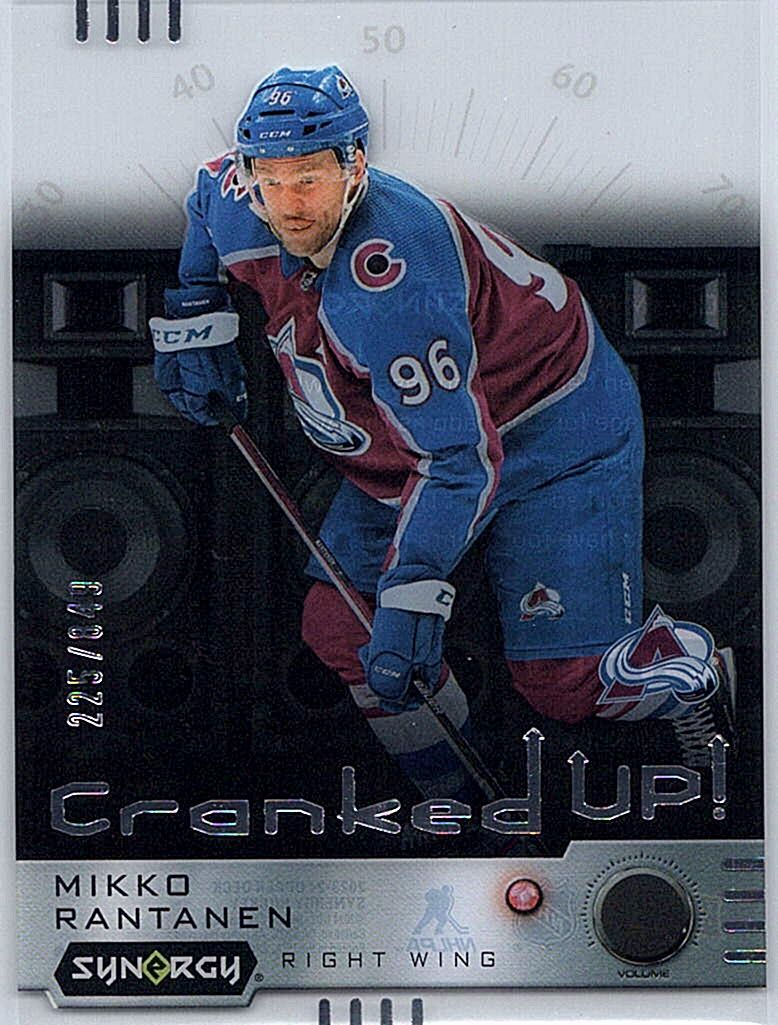 2023-24 Upper Deck Synergy - Cranked Up Mikko Rantanen #CR-MR SN849 front