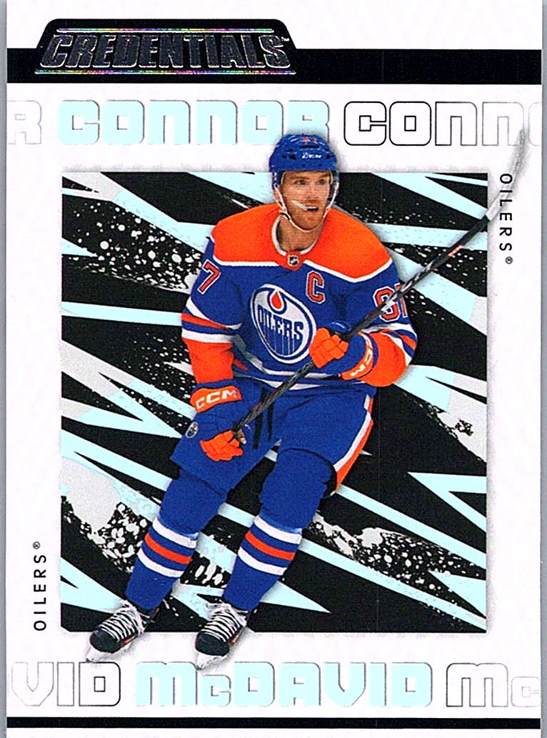 2023-24 Upper Deck Credentials Connor McDavid #32 front