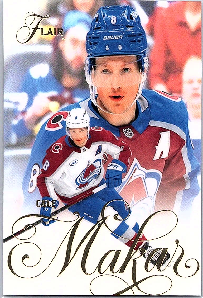 2025-26 Flair Cale Makar #29 front