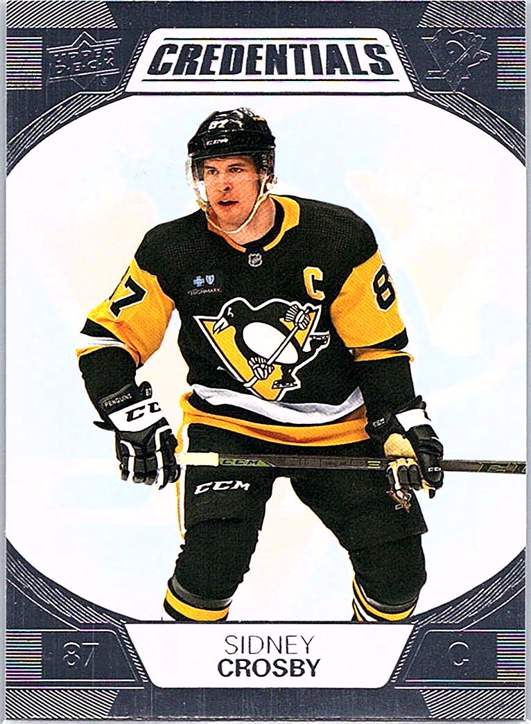 2022-23 Upper Deck Credentials Sidney Crosby #66 front