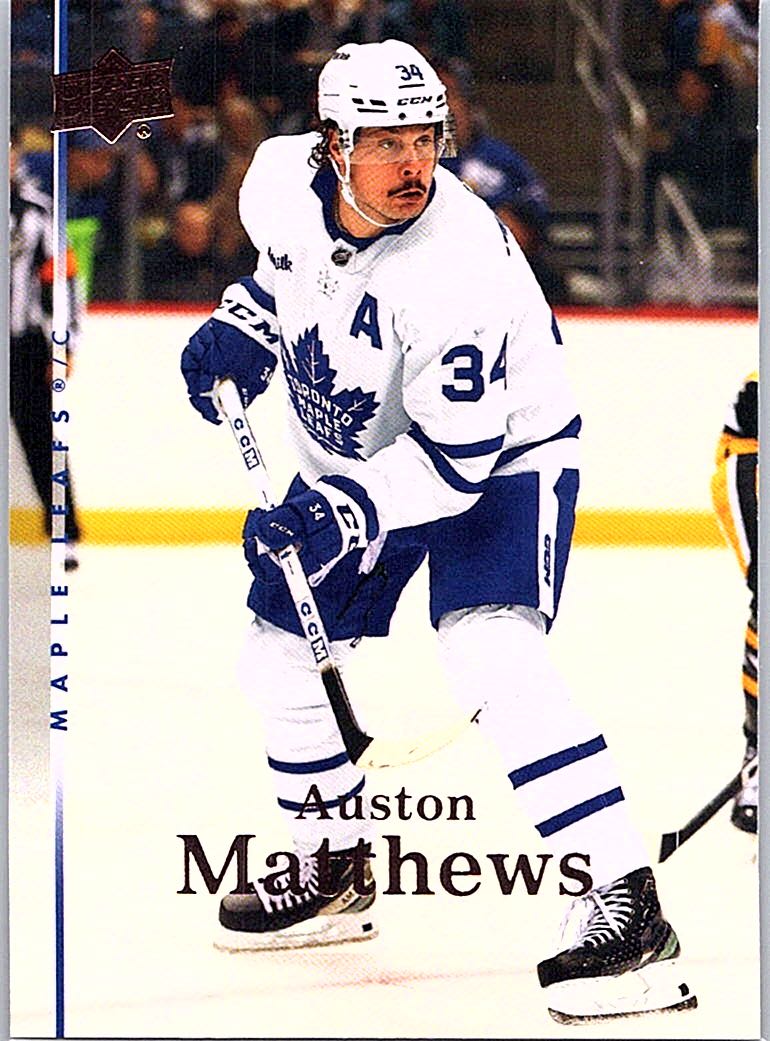 2022-23 Upper Deck - 2007-08 Upper Deck Retro Auston Matthews #T-62 front