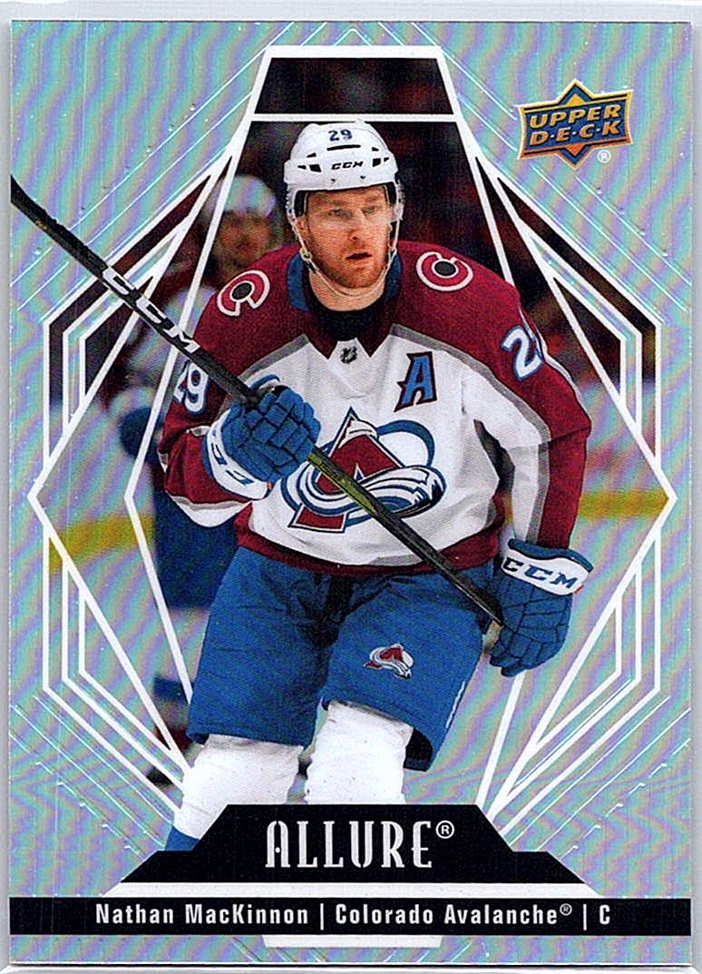 2022-23 Upper Deck Allure Nathan MacKinnon #1 front