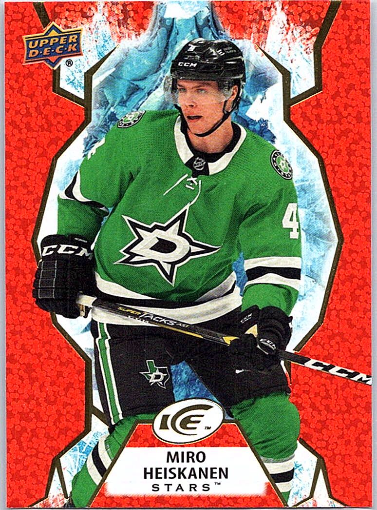 2021-22 Upper Deck Ice - Orange Miro Heiskanen #9 front