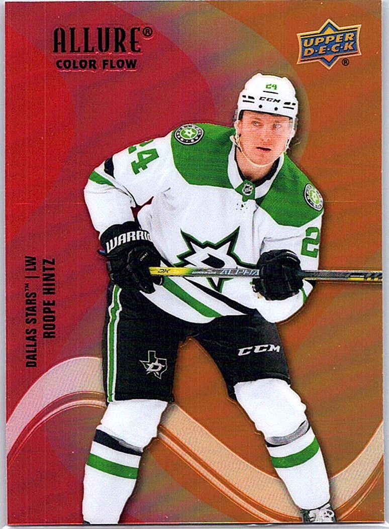 2022-23 Upper Deck Allure - Color Flow Red-Orange Roope Hintz #SF-30 front