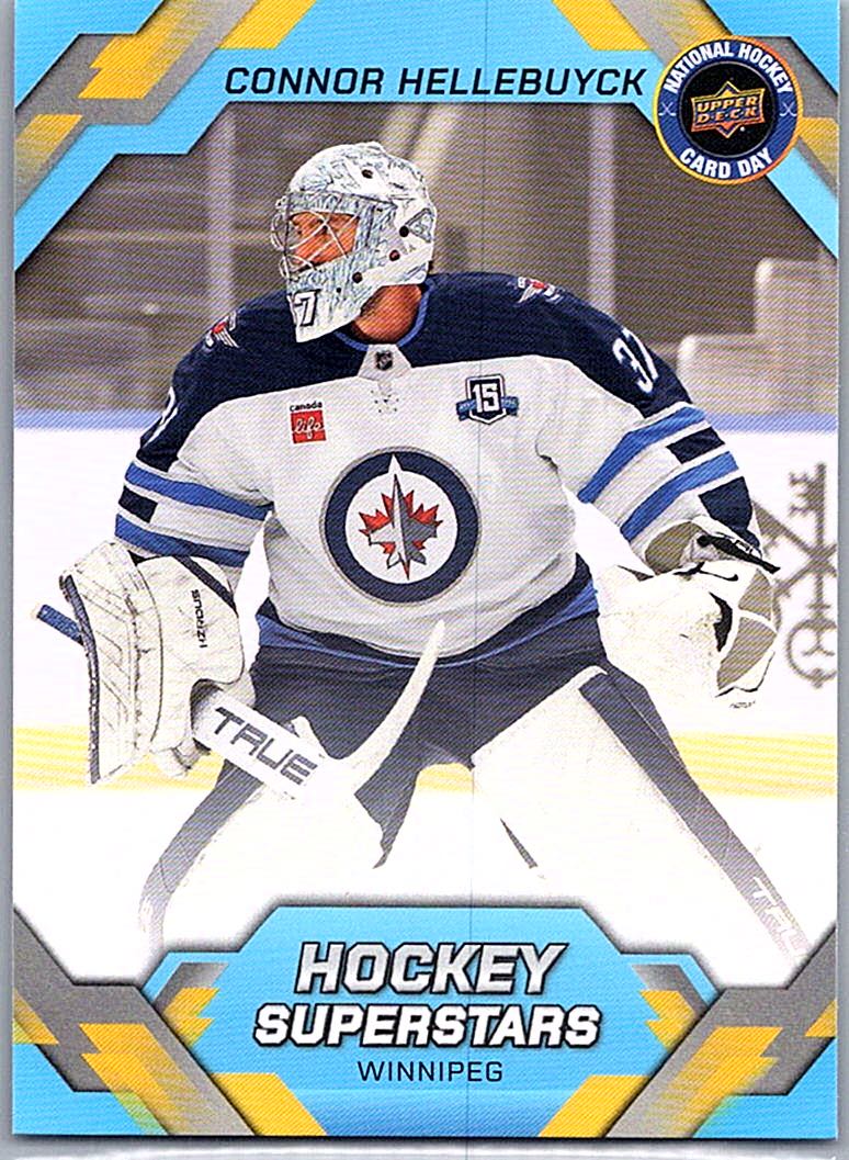 2026 Upper Deck National Hockey Card Day Connor Hellebuyck #NHCD-14 front