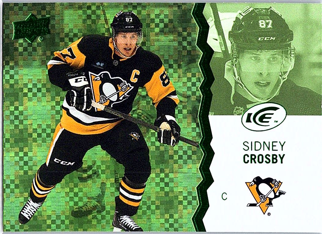 2023-24 Upper Deck Ice - Green Sidney Crosby #62 front