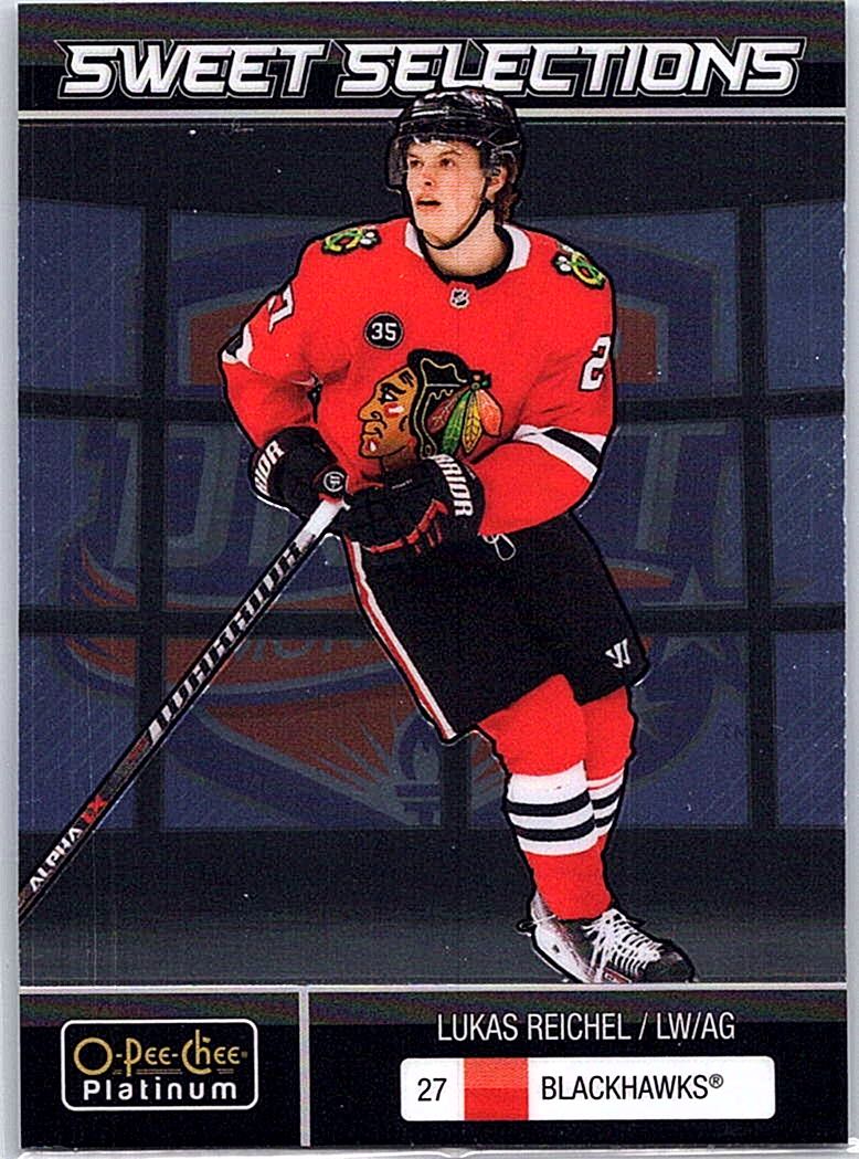 2022-23 O-Pee-Chee Platinum - Sweet-Selections Lukas Reichel #SS-4 front