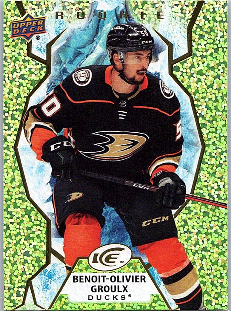 2021-22 Upper Deck Ice - Green Benoit-Olivier Groulx #111 front