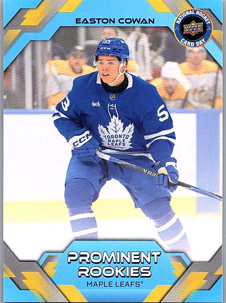 2026 Upper Deck National Hockey Card Day Easton Cowan #NHCD-9 front