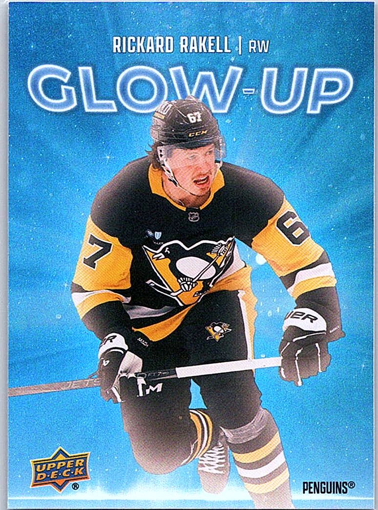2025-26 Upper Deck - Glow-Up Rickard Rakell #GU-15 front