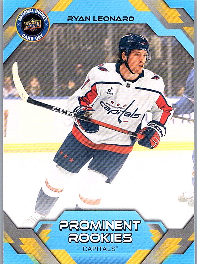 2026 Upper Deck National Hockey Card Day Ryan Leonard #NHCD-4 front